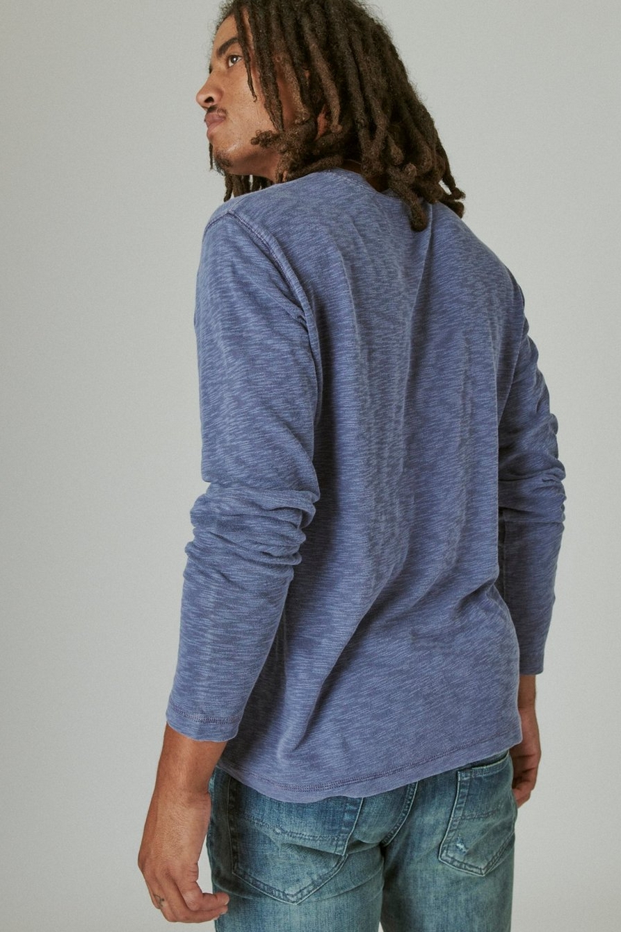 WASHED SNAP-BUTTON HENLEY, image 4