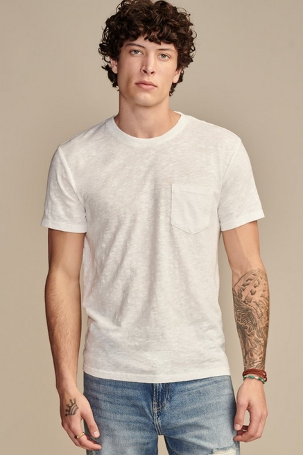 Lucky Brand Men's Lightweight Short Sleeve Graphic Tee Shirt
