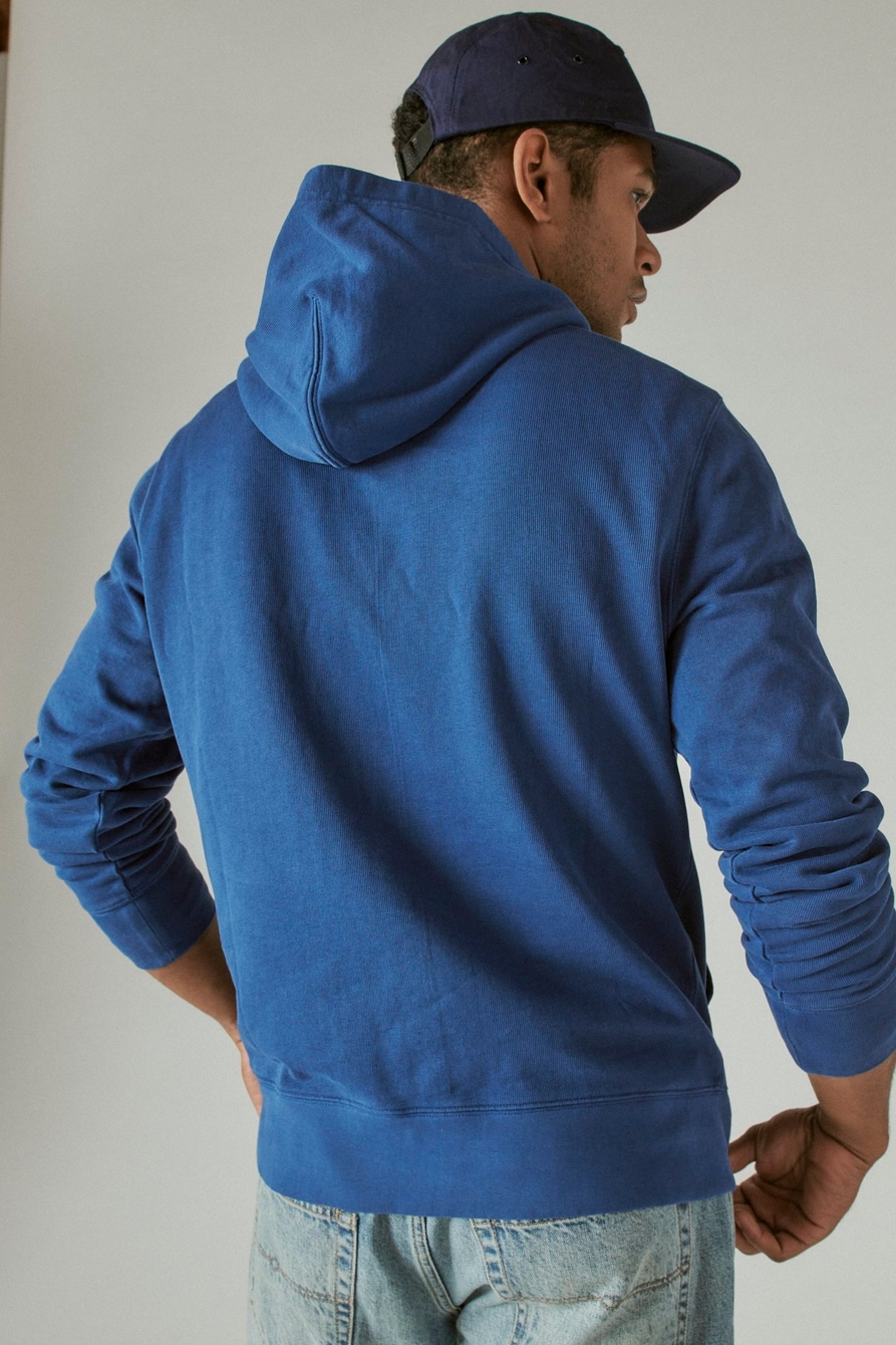 SUEDED FRENCH TERRY HOODIE, image 4
