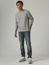 SUEDED FRENCH TERRY CREW SWEATSHIRT, image 2