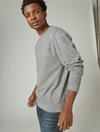 SUEDED FRENCH TERRY CREW SWEATSHIRT, image 3