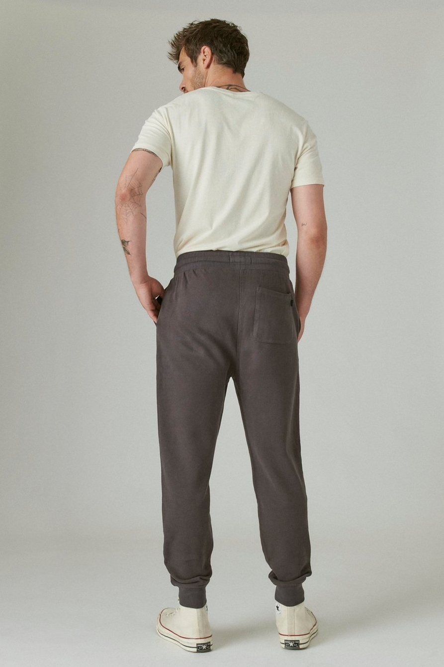 SUEDED FRENCH TERRY JOGGER PANT, image 3