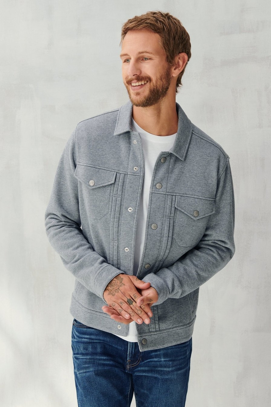 FRENCH TERRY TRUCKER JACKET | Lucky Brand