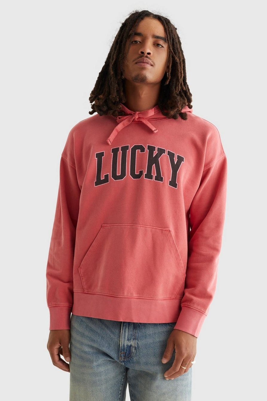 SUEDED TERRY LUCKY BRAND HOODIE, image 1