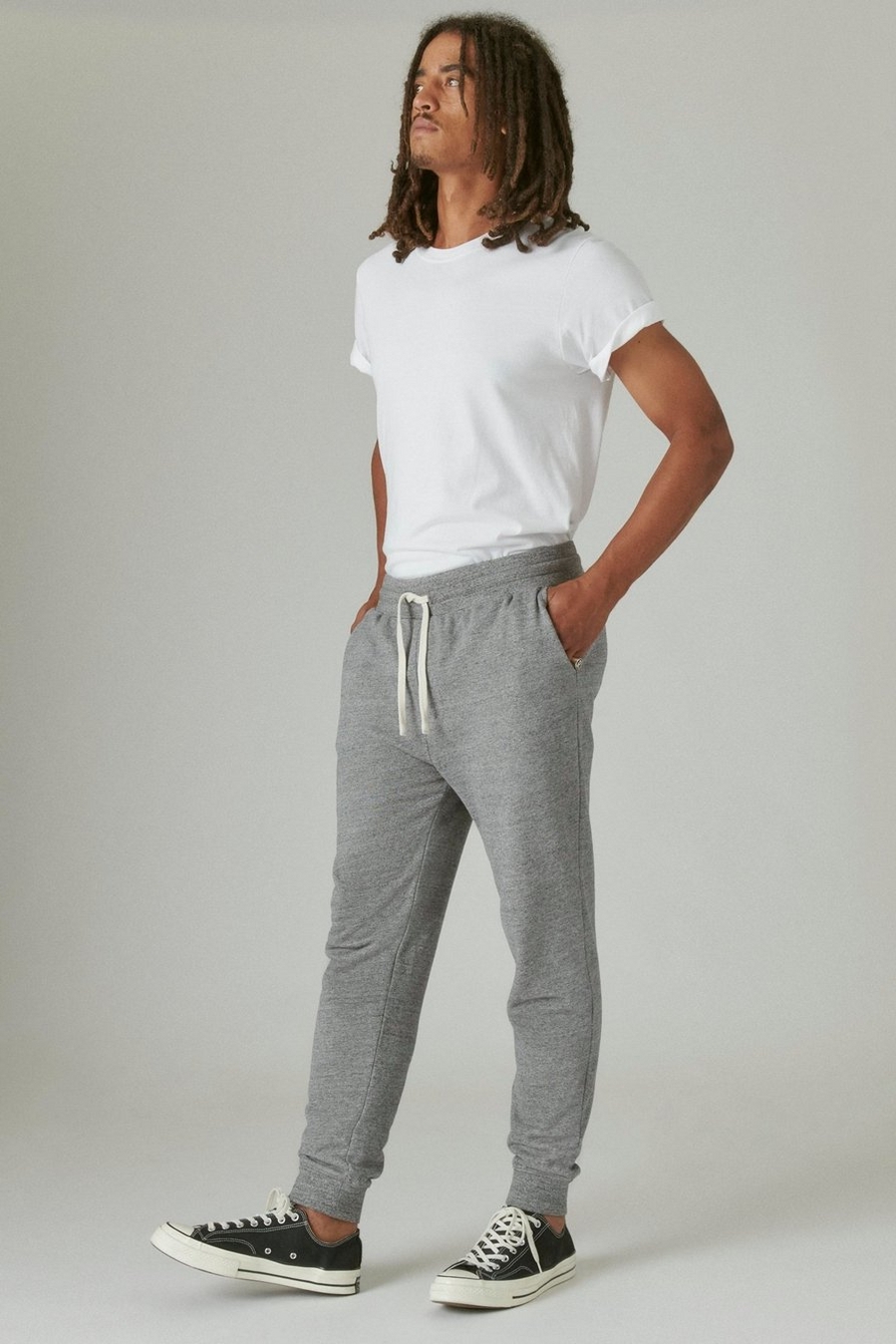 SUEDED TERRY JOGGER, image 2