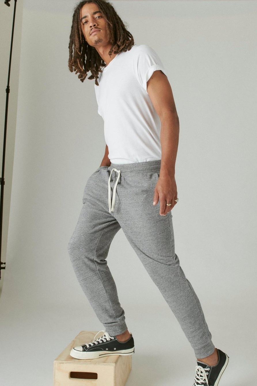 SUEDED TERRY JOGGER, image 7