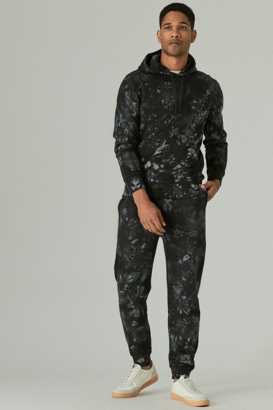 SUEDED FLEECE TERRY JOGGER, image 1