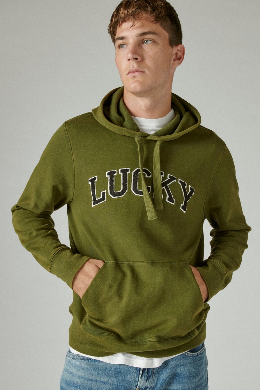 LUCKY VARSITY CHAINSTITCH HOODIE, image 1
