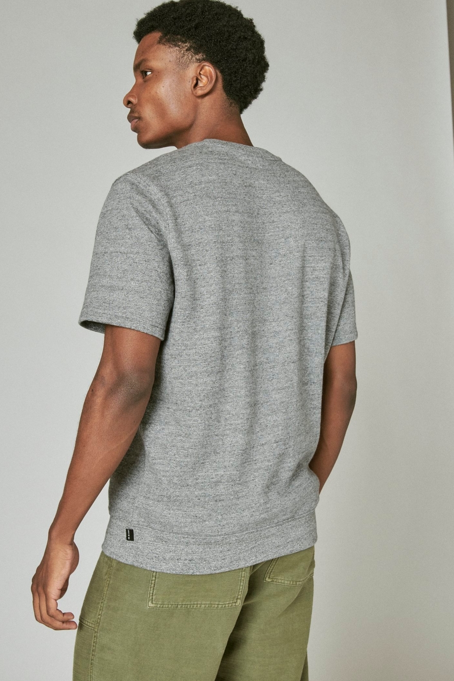 SUEDED TERRY SHORT SLEEVE CREW, image 4
