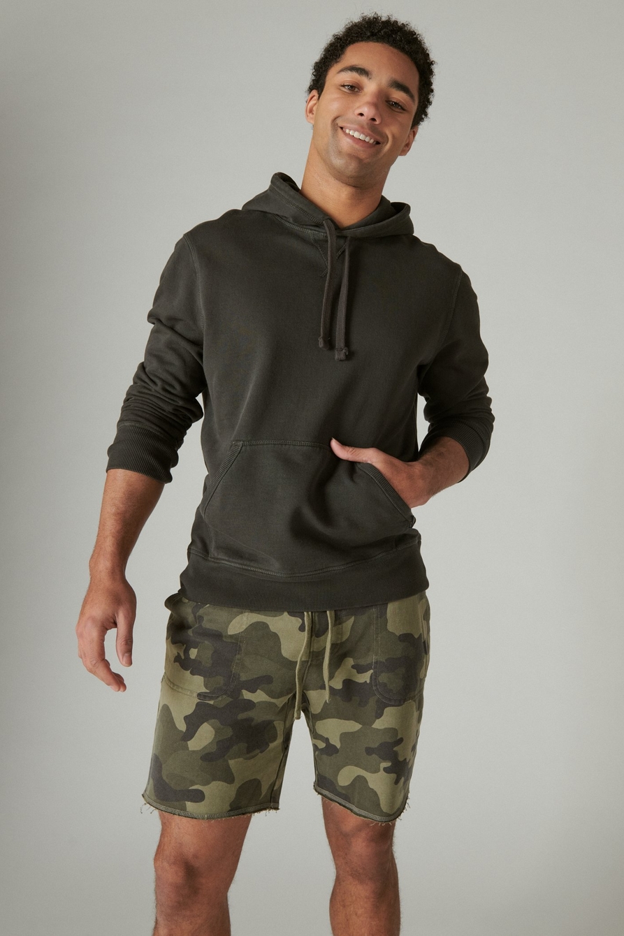 SUEDED TERRY CAMO SHORT, image 5