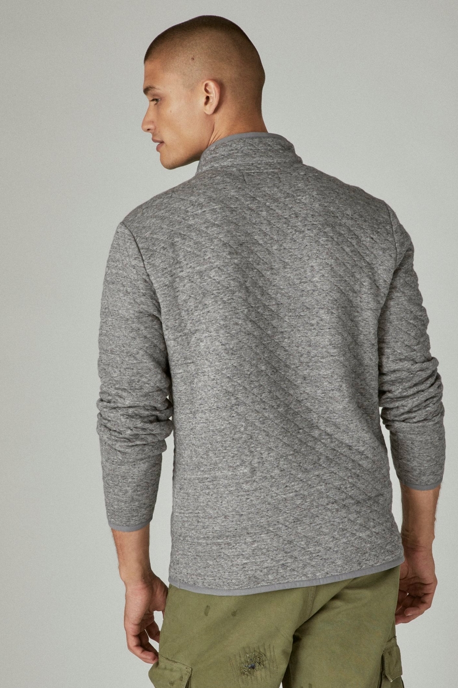 WEEKEND JERSEY QUILTED MOCK NECK POPOVER, image 3