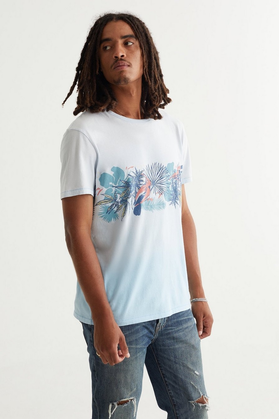 TROPICAL CHEST STRIPE TEE, image 3