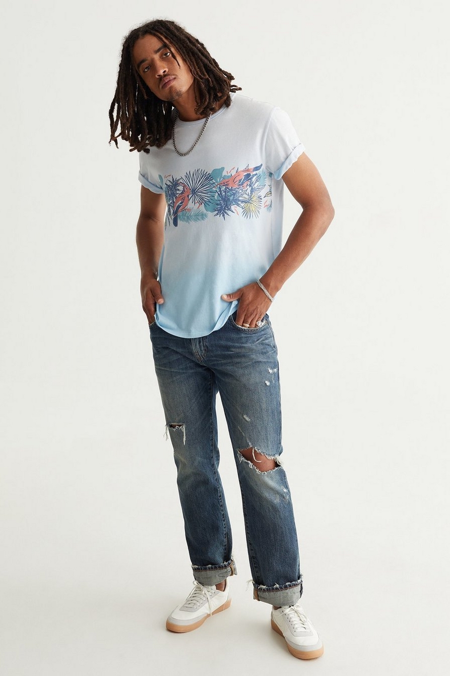 TROPICAL CHEST STRIPE TEE, image 6