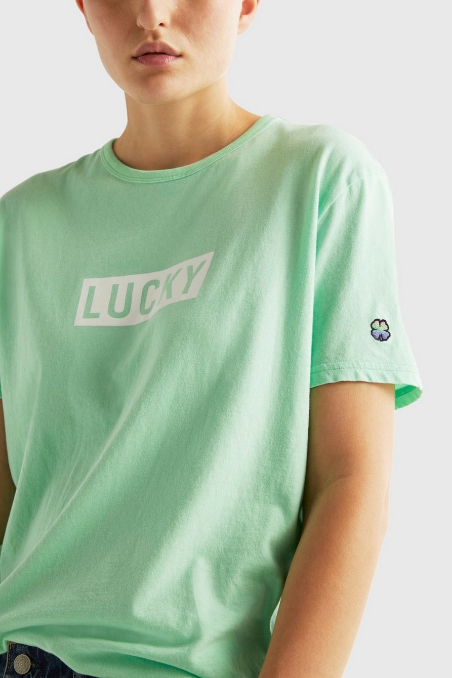 Buy Lucky Brand Pride Tie Dye Logo Gender Neutral Tee - Multi At