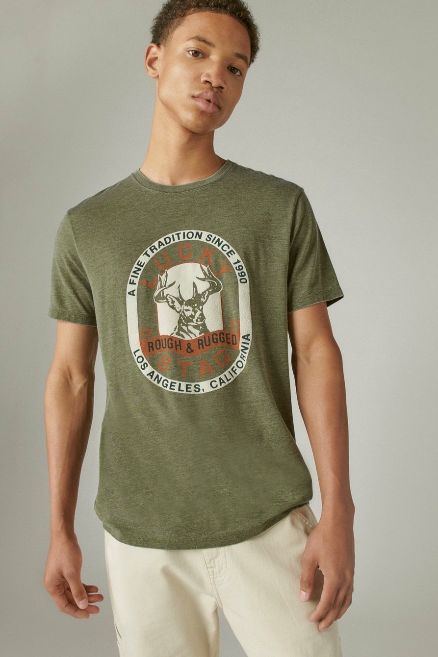 LUCKY MOOSE GRAPHIC TEE, image 1