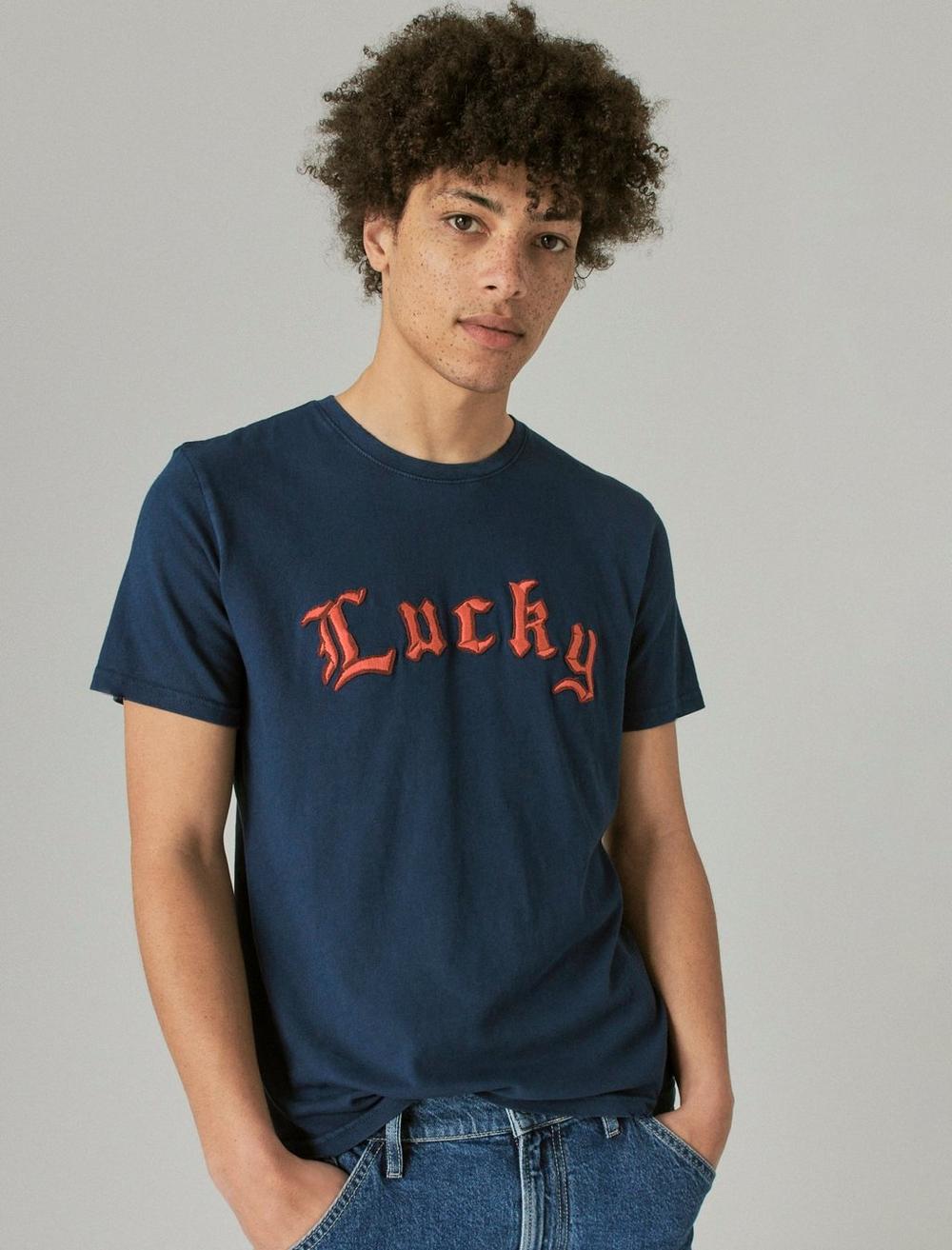 VINTAGE LUCKY GOTHIC GRAPHIC TEE, image 1