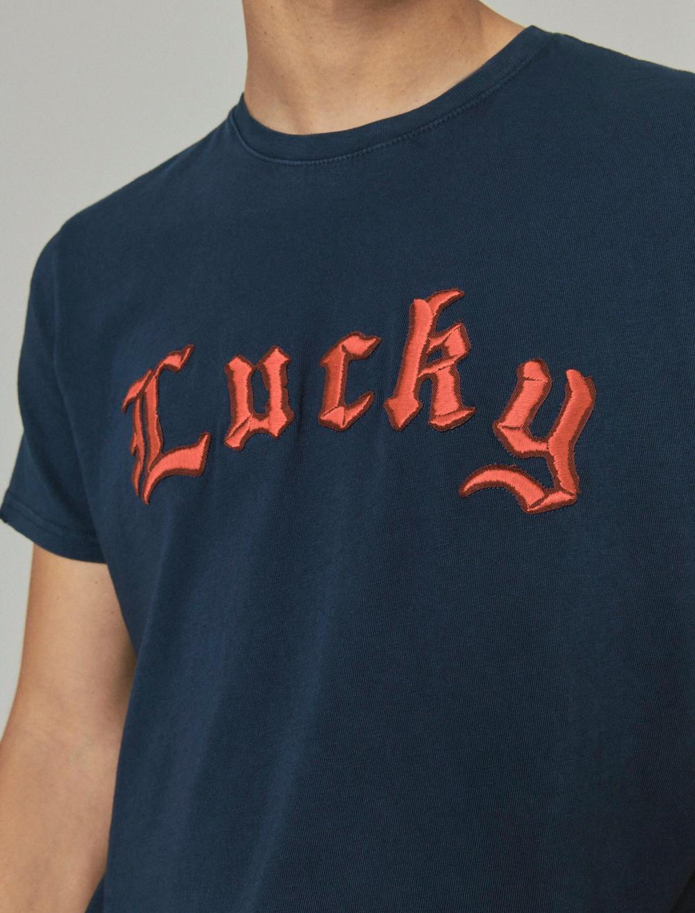 VINTAGE LUCKY GOTHIC GRAPHIC TEE, image 5