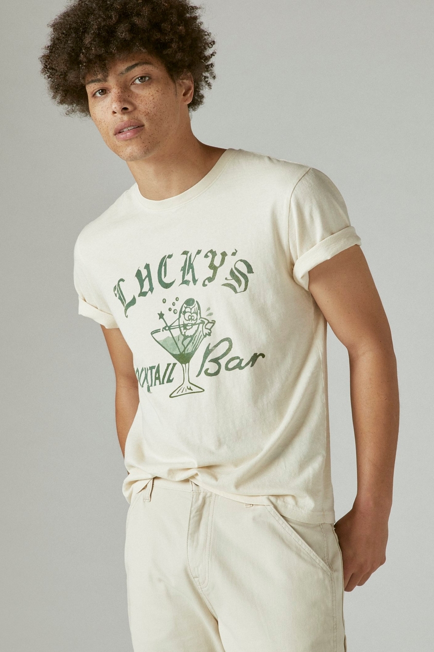 LUCKYS BAR GRAPHIC TEE, image 1