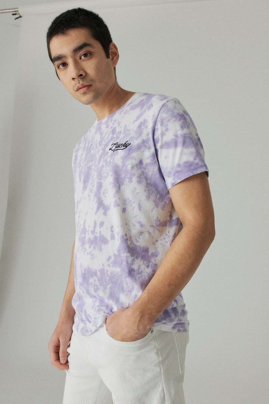 LUCKY COLLECTION TIE DYE GRAPHIC TEE, image 3