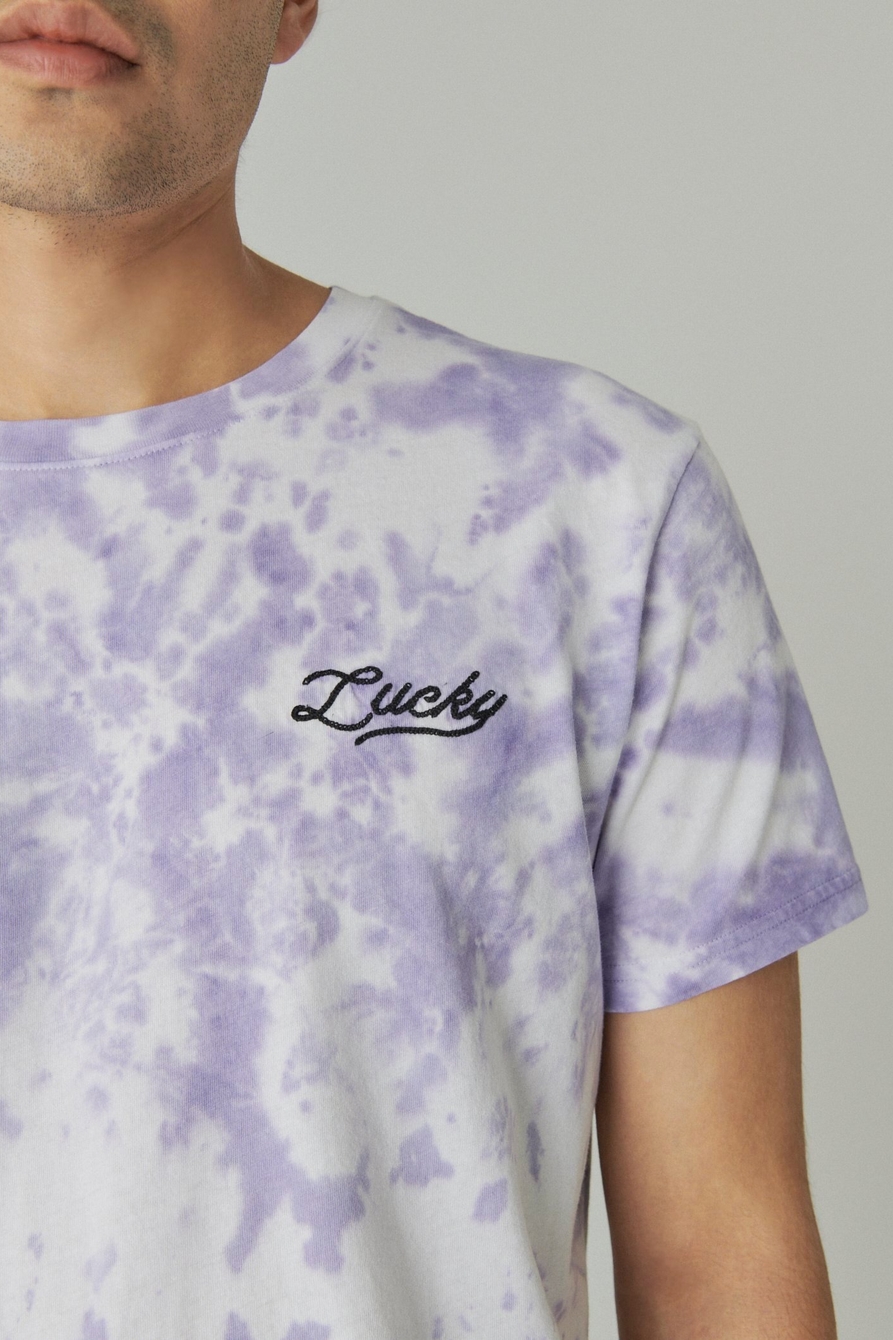 LUCKY COLLECTION TIE DYE GRAPHIC TEE, image 5