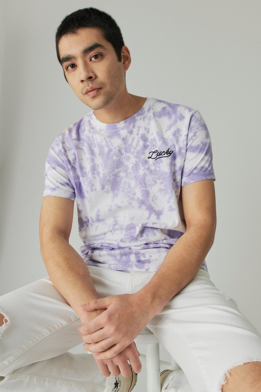 LUCKY COLLECTION TIE DYE GRAPHIC TEE, image 6