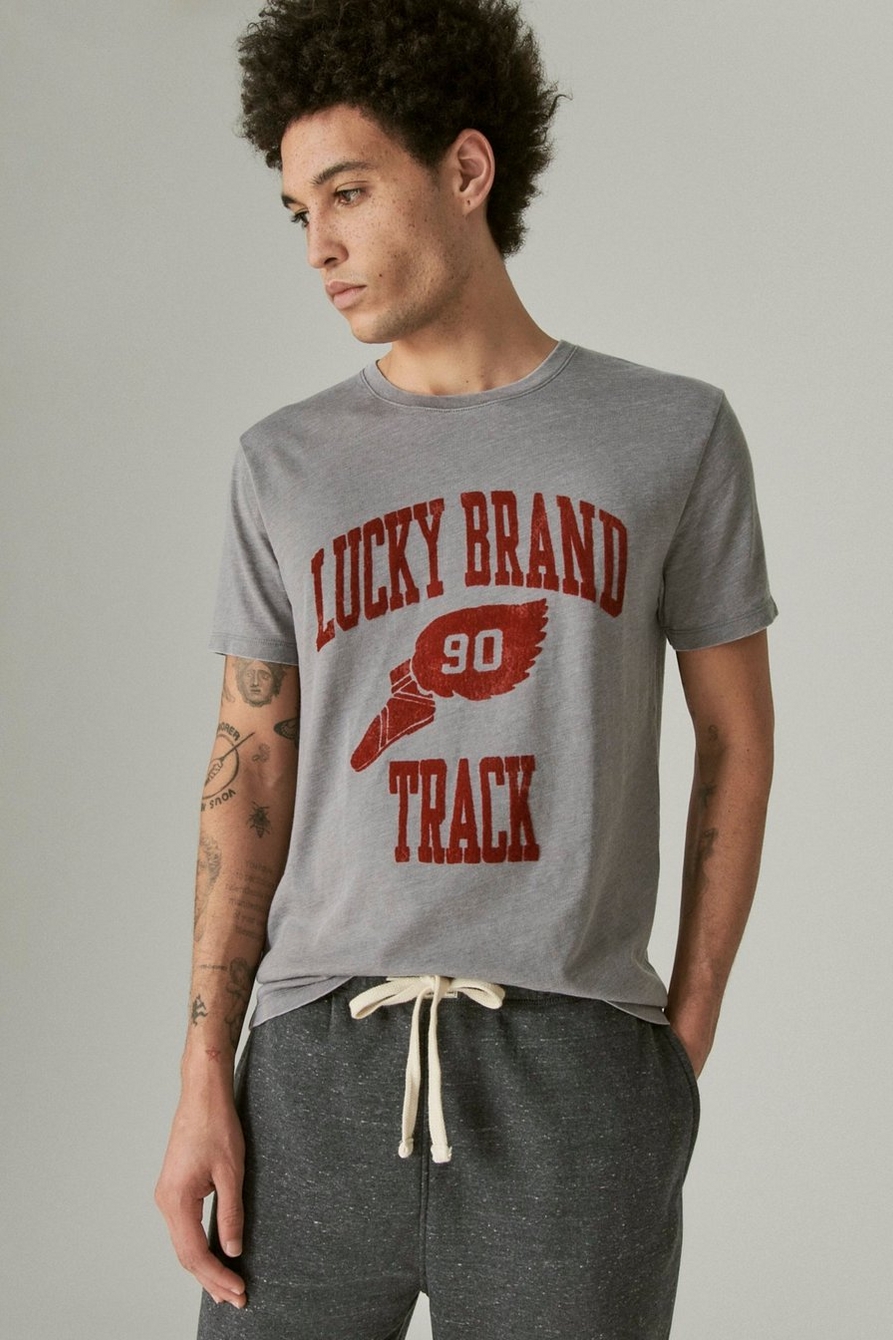 LUCKY TRACK GRAPHIC TEE, image 1