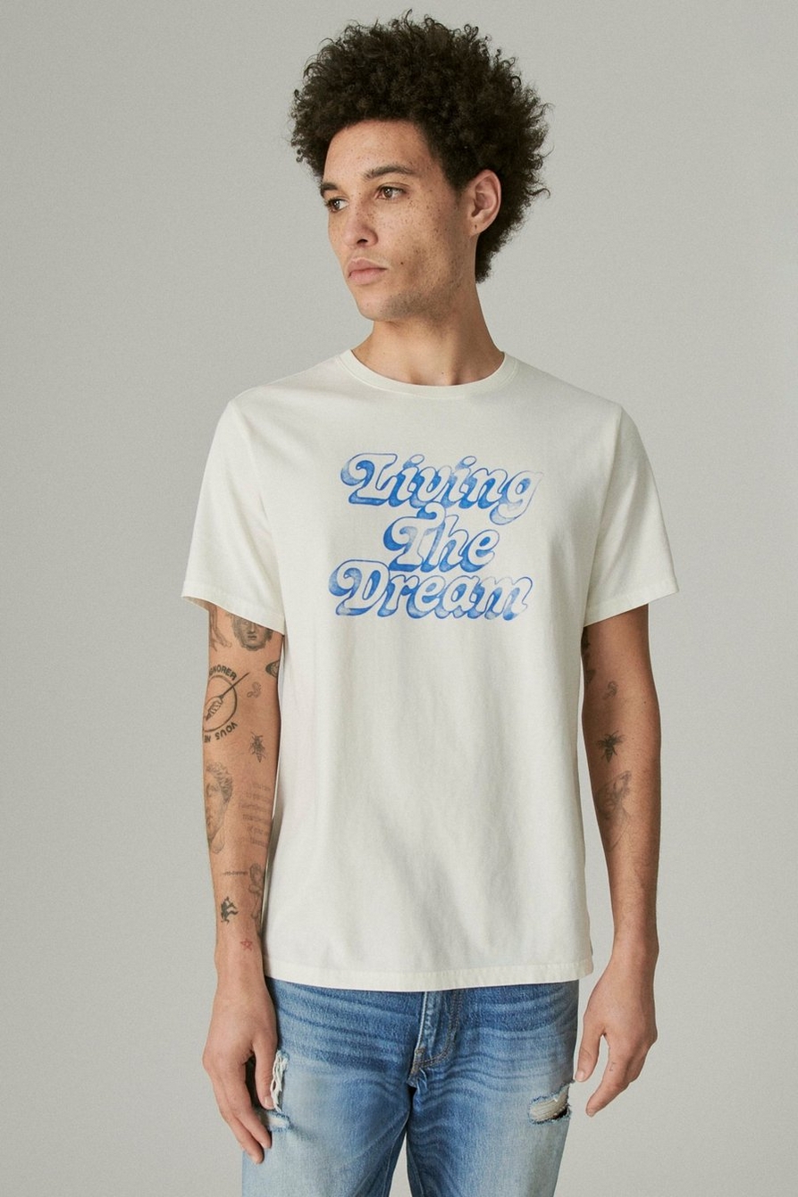 LIVING THE DREAM GRAPHIC TEE, image 1