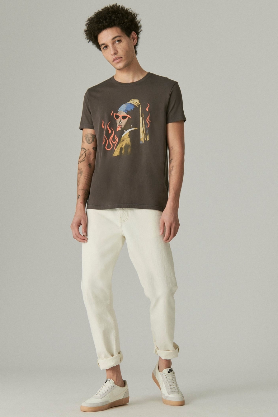 PEARL EARRING GRAPHIC TEE, image 2