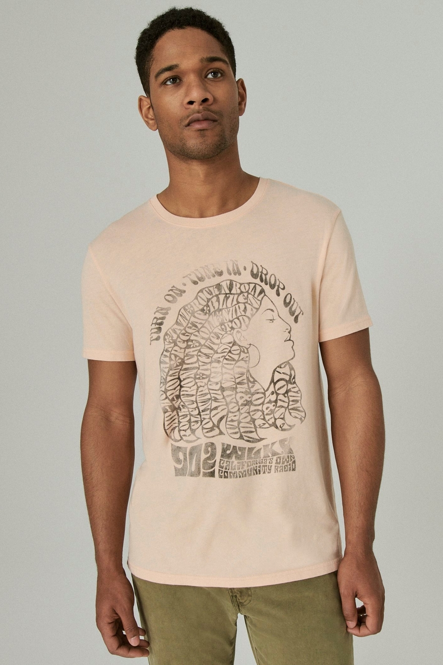 TURN ON TUNE IN GRAPHIC TEE, image 1