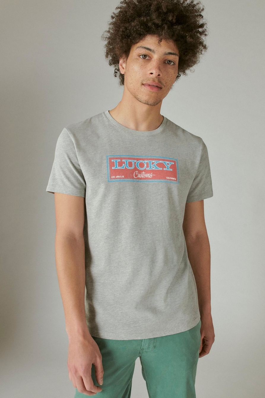 LUCKY SURF SHAPE GRAPHIC TEE, image 2