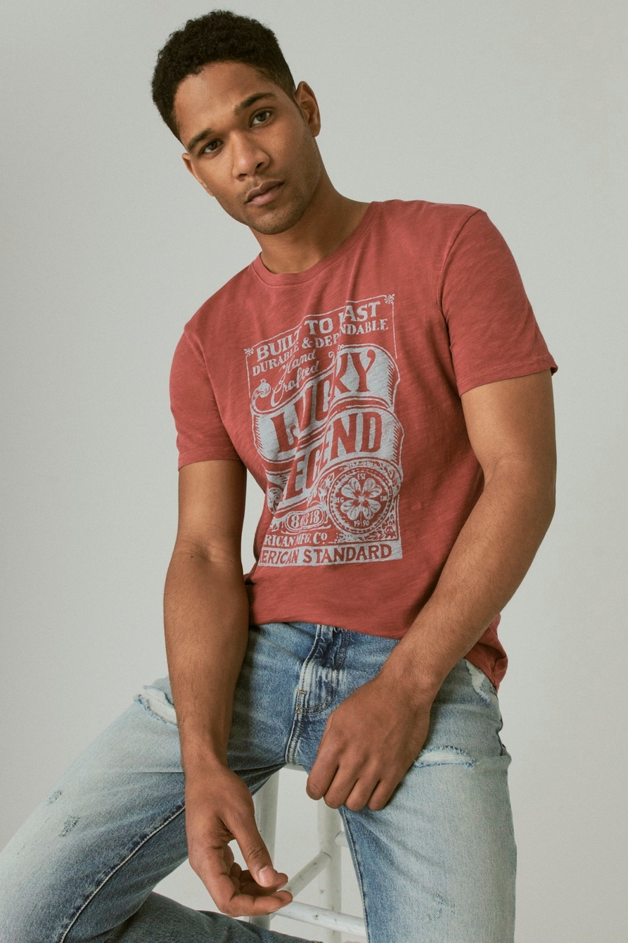 Lucky Brand Mens King Card Graphic Tee : : Clothing, Shoes &  Accessories