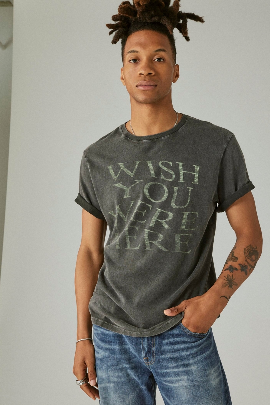 PINK FLOYD WISH YOU WERE HERE GRAPHIC TEE, image 1
