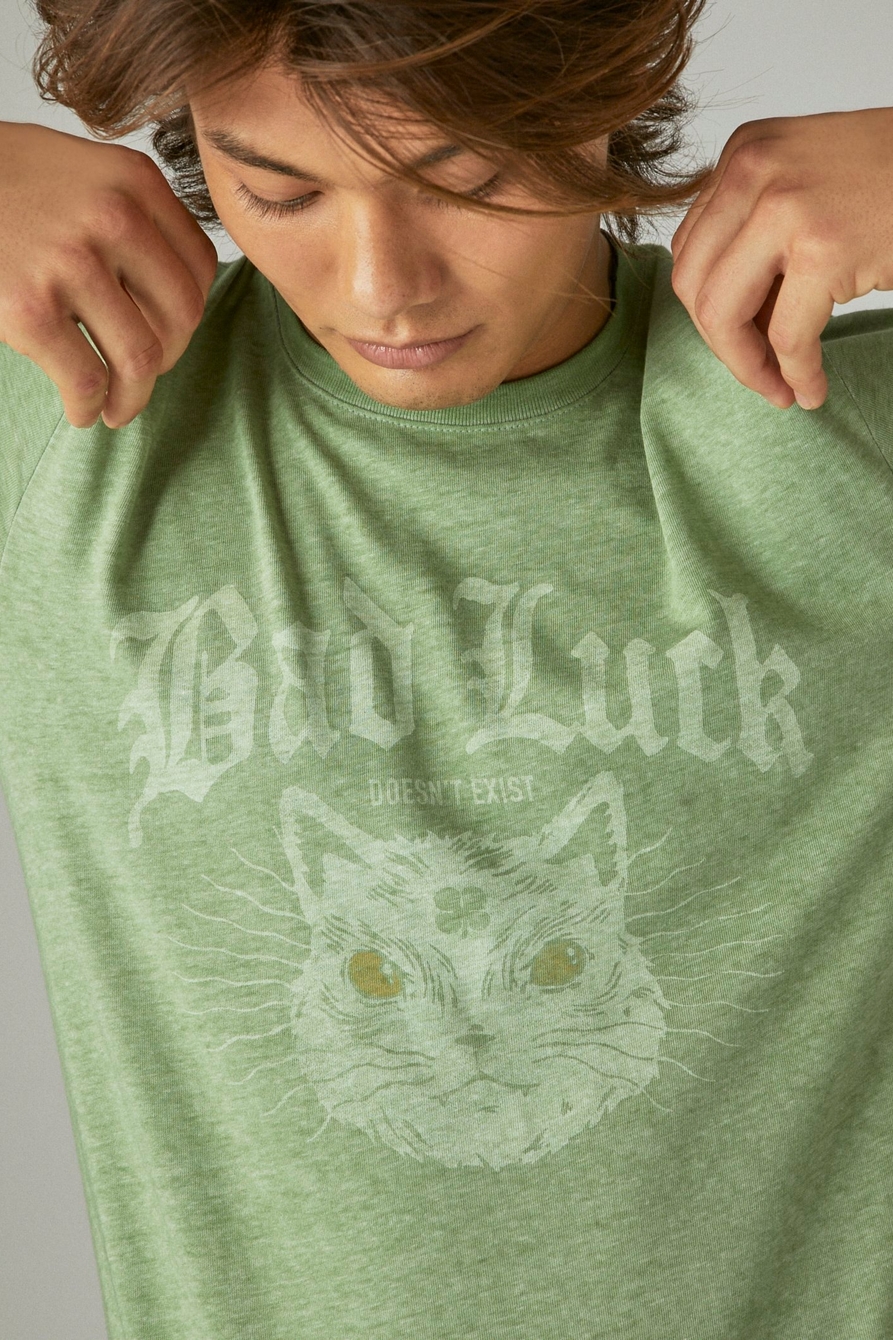 BAD LUCK CAT GRAPHIC TEE, image 4