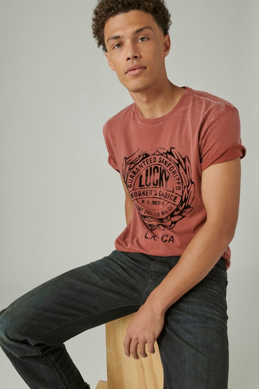 LUCKY WORKWEAR GRAPHIC TEE, image 1