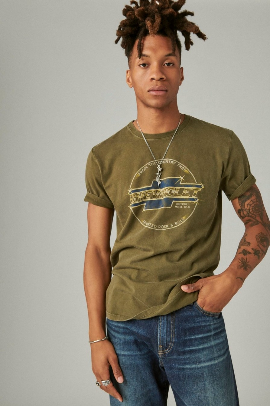 ROCK & ROLL CHEVY GRAPHIC TEE, image 1