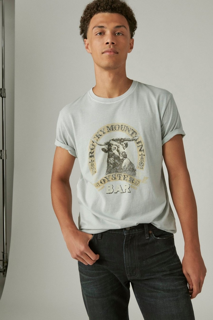 ROCKY MOUNTAIN OYSTER BAR GRAPHIC TEE, image 2