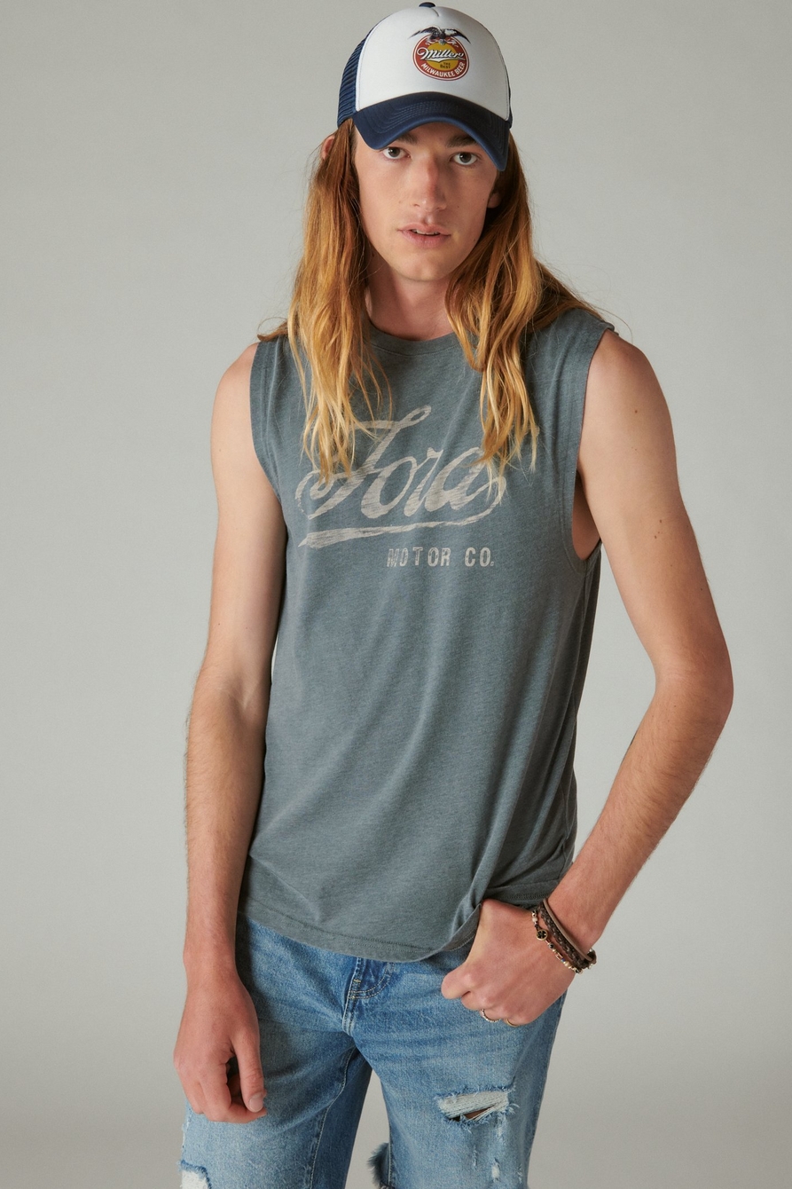 FORD SCRIPT MUSCLE TEE, image 1