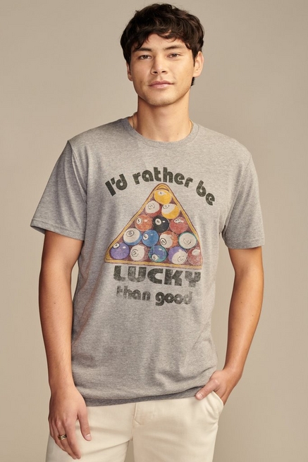 Lucky Brand Holy Rollers Graphic Tee T shirt Unisex Mens: Large