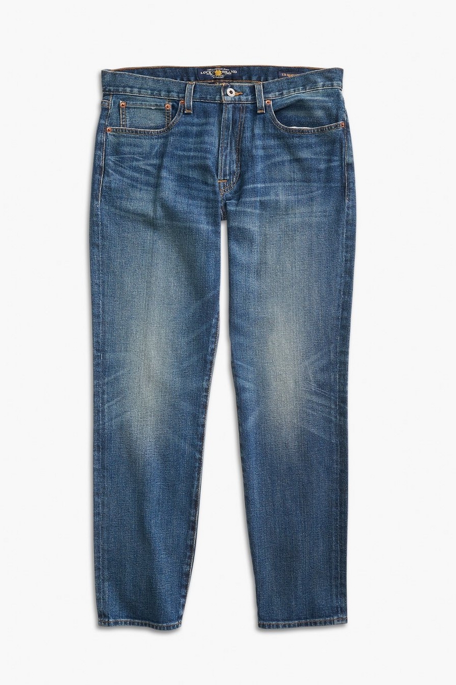 Lucky Brand 121 Slim 100% Cotton Medium Rise Light Wash Jeans