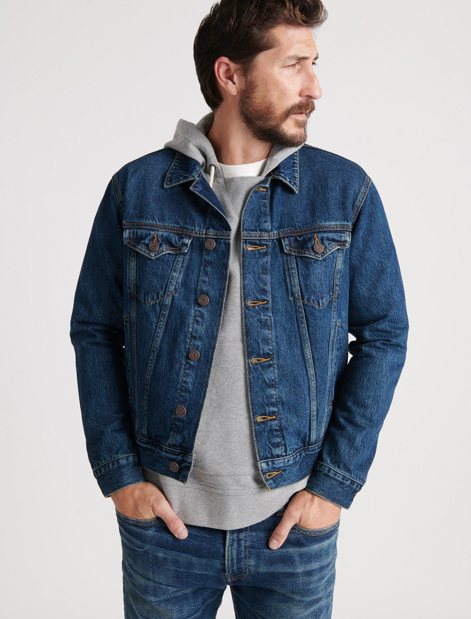 lucky brand jean jacket mens