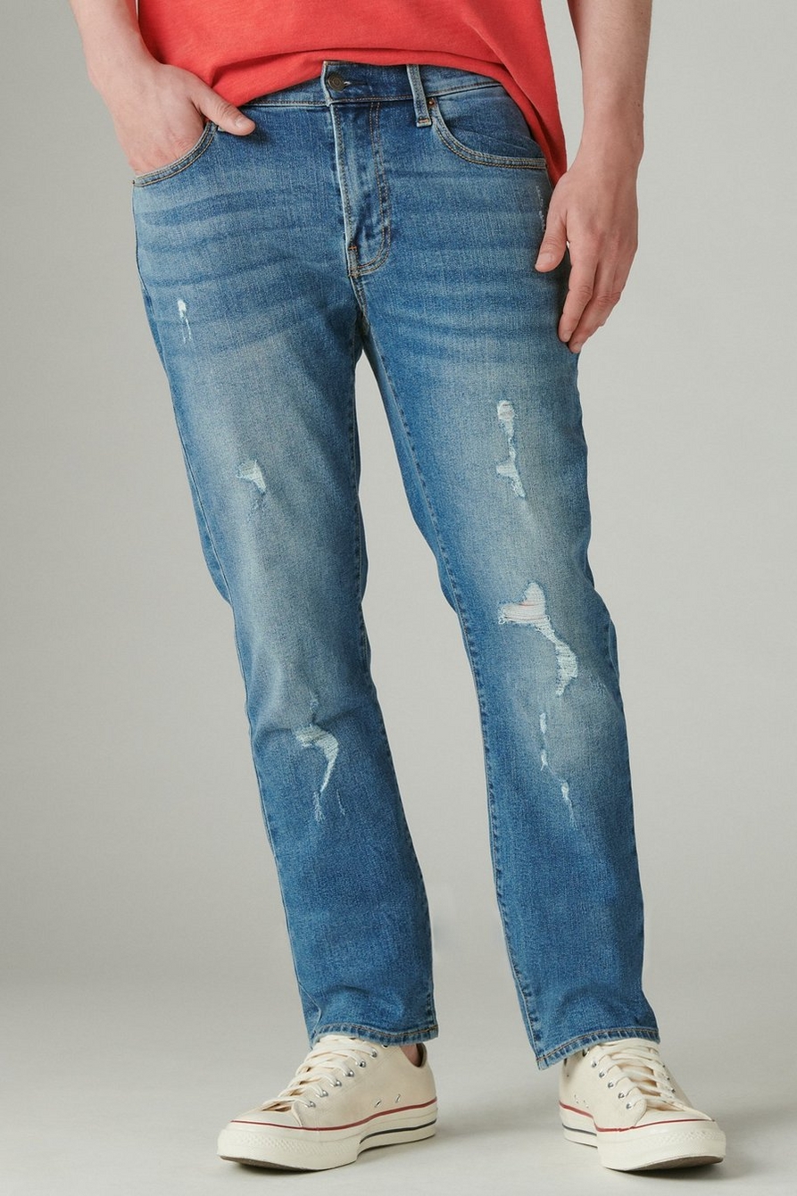 Lucky Brand 410 Athletic Fit Slim Jeans Mens Sz 40 x 32* Denim Blue Mid Rise