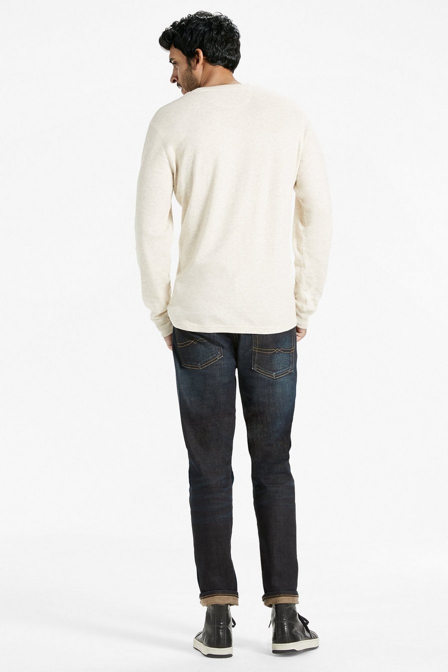 DOUBLE KNIT HENLEY TEE | Lucky Brand