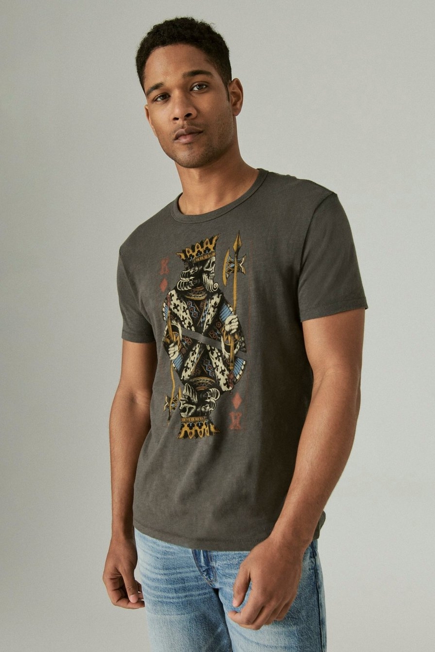 XL] LUCKY BRAND Tri-blend 13% Rayon T-shirt, Men's Fashion, Tops & Sets,  Tshirts & Polo Shirts on Carousell