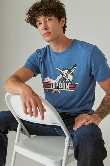 Lucky Brand Jeans Gambling Bird Short-Sleeve Graphic T-Shirt