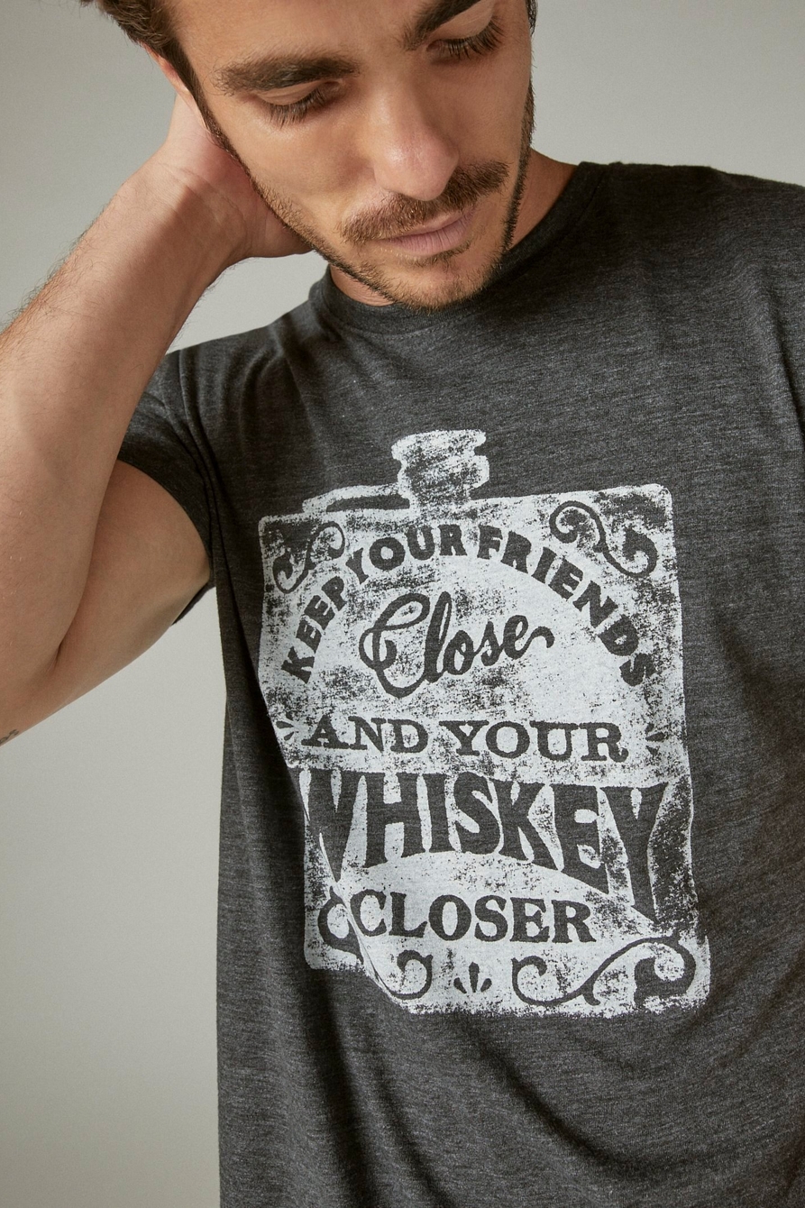 KEEP YOUR FRIENDS CLOSE WHISKEY TEE, image 5