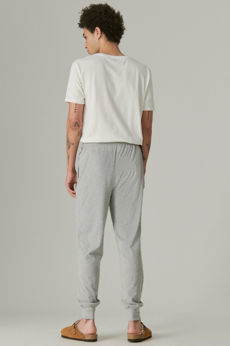 SUEDED JERSEY KNIT JOGGER SLEEP PANT, image 3