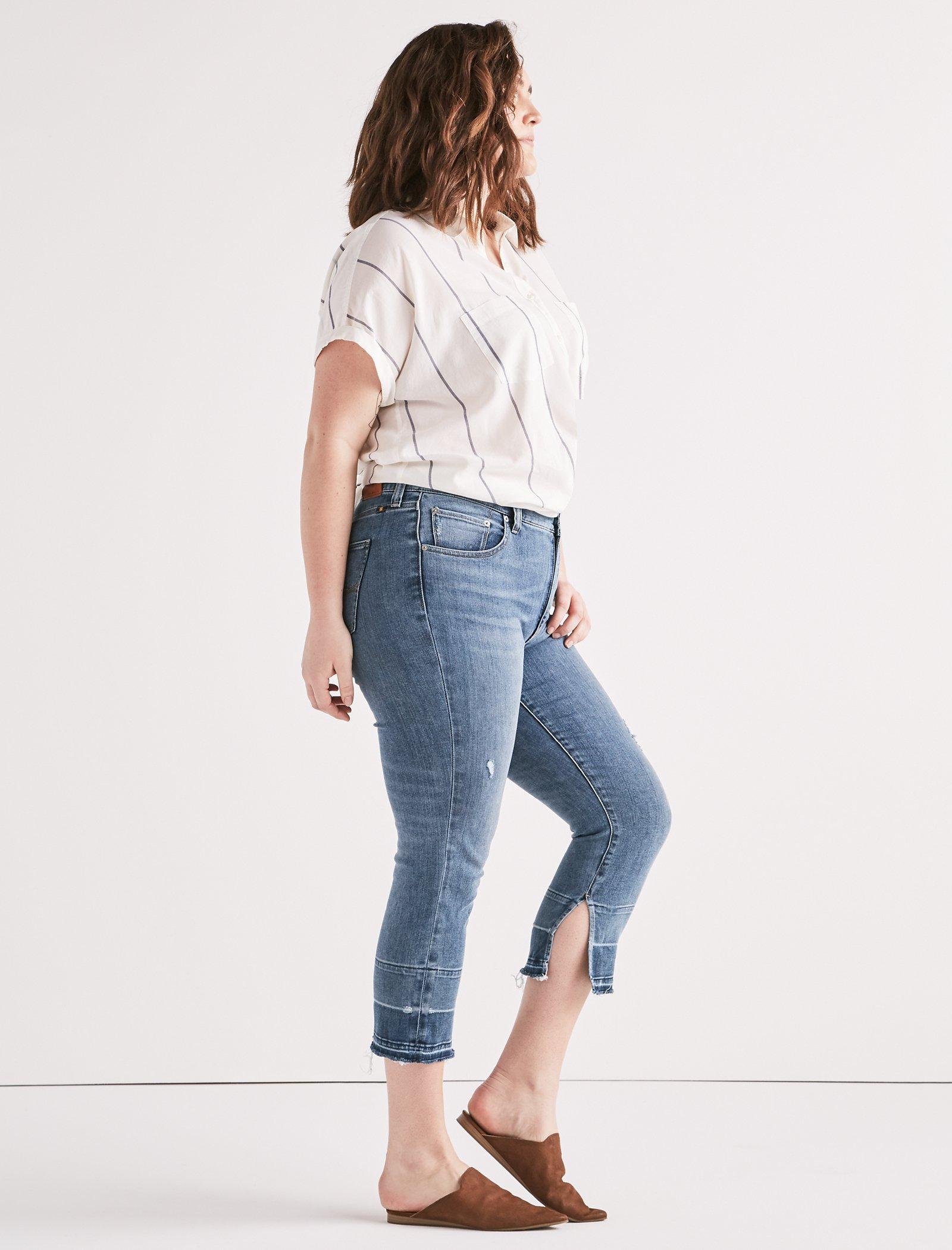 Lucky brand emma hot sale crop plus size