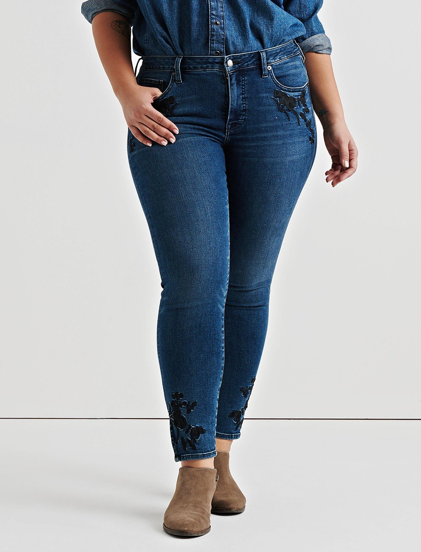 plus size lucky jeans