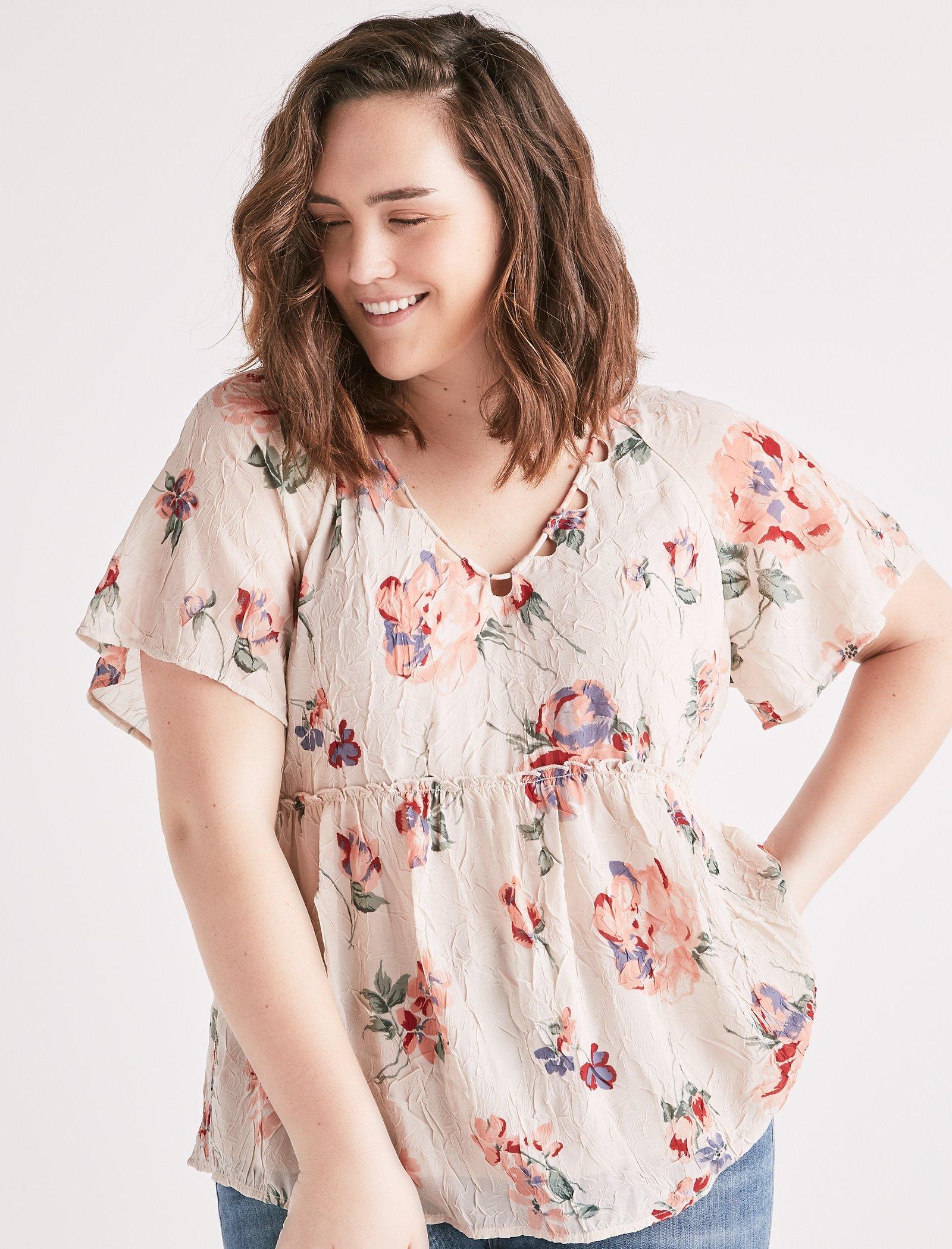 lucky brand cold shoulder top