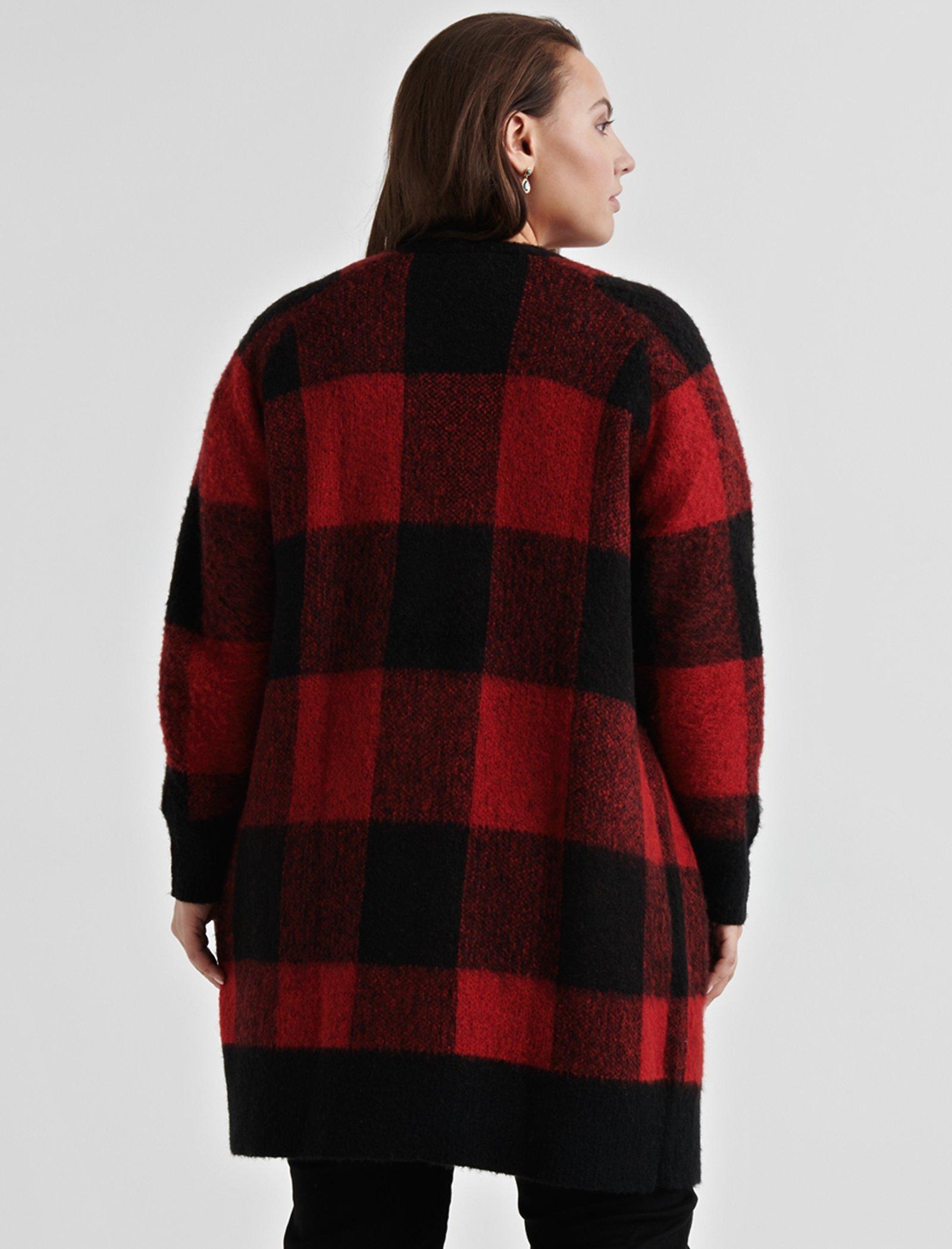 Lucky brand deals buffalo plaid cardigan